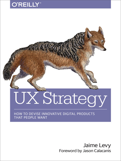 Title details for UX Strategy by Jaime Levy - Available